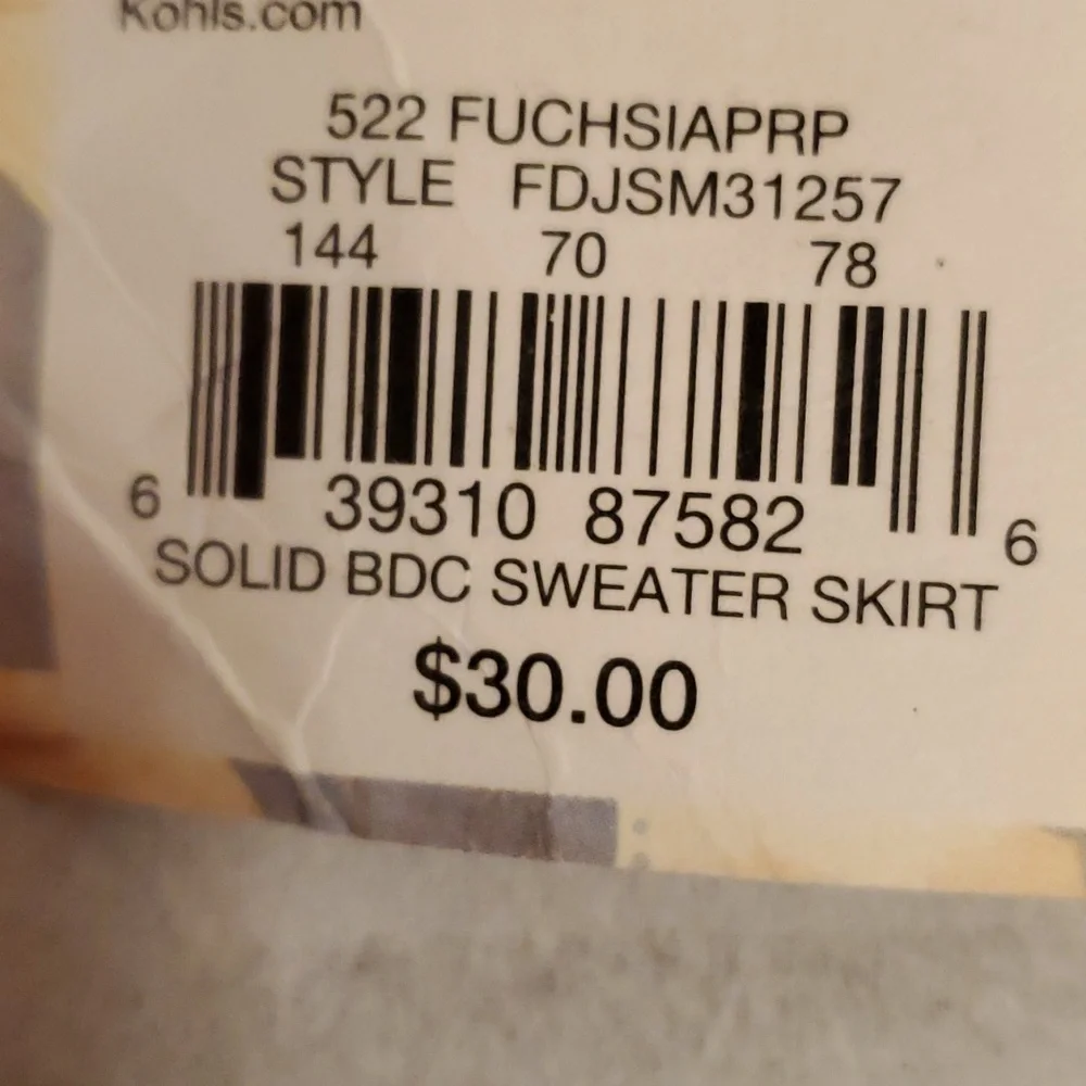 Mudd Solid Sweater Skirt Juniors Size Small - Picture 5 of 5